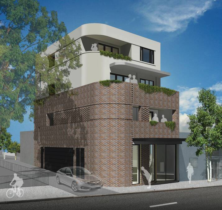 An artist's impression of what 9 Queen Street, Cooks Hill could look like. Images supplied