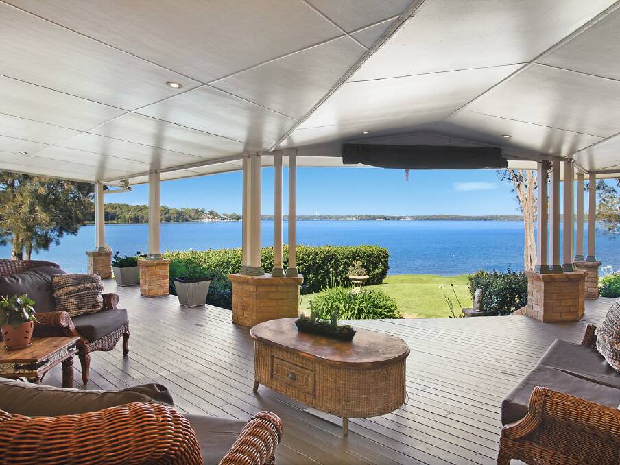 This Cams Wharf property has attracted Sydney interest as a holiday house.