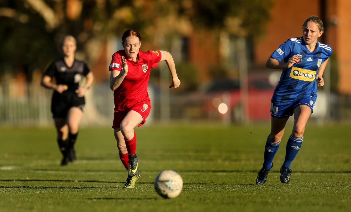 Lucy Jerram was a stand-out performer for Broadmeadow last year in her first season of Herald Women's Premier League. Picture: Marina Neil