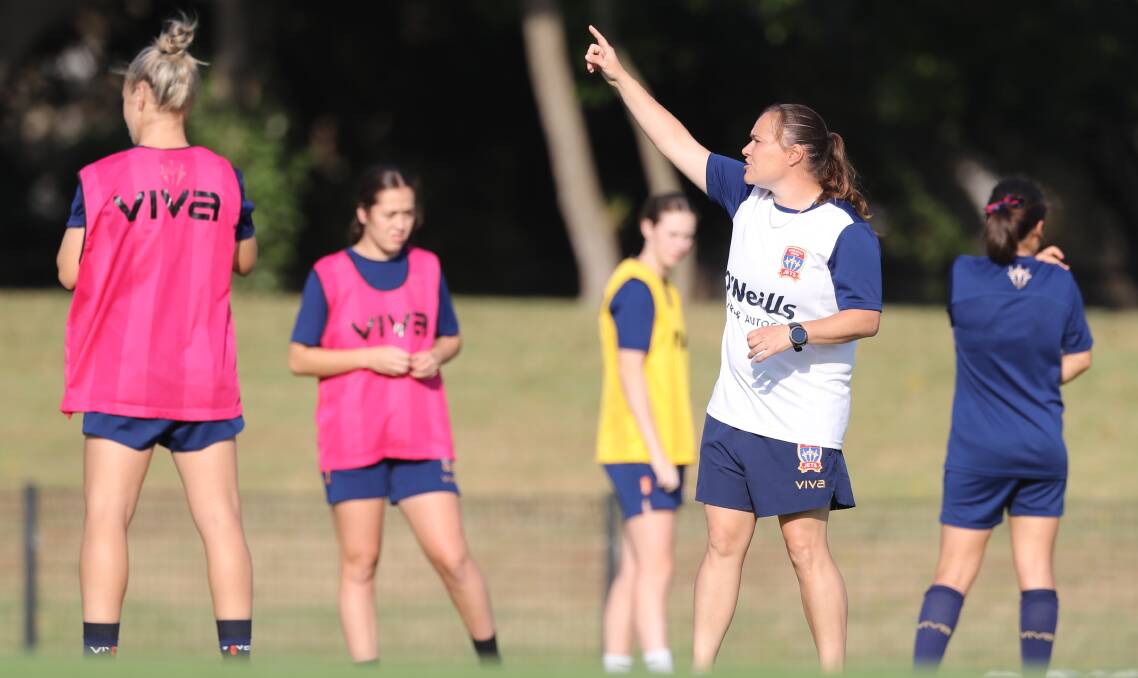IN CONTROL: Ash Wilson has been appointed interim head coach of the Jets' W-League side with Craig Deans coaching the club's A-League team. Picture: Sproule Sports Focus