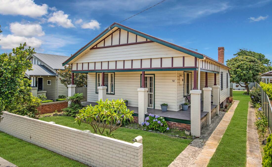 STRONG INTEREST: This three-bedroom Merewether house on a block 588 square metres in size is set for auction early next month with a price guide of $1.15 million.