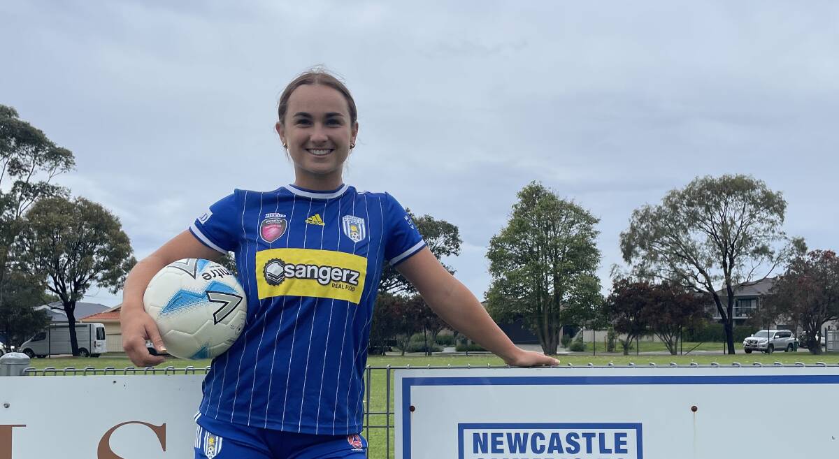 Former Jets player Paige Kingston-Hogg has been signed by Newcastle Olympic fort he 2022 NPLW season.