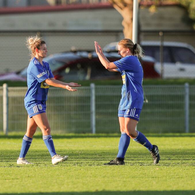 Jets striker Jemma House and steely midfielder Keely Gawtrhop both missed the last clash with Magic due to injury but will be a key players at Darling Street Oval on Saturday afternoon. Picture: Max Mason-Hubers