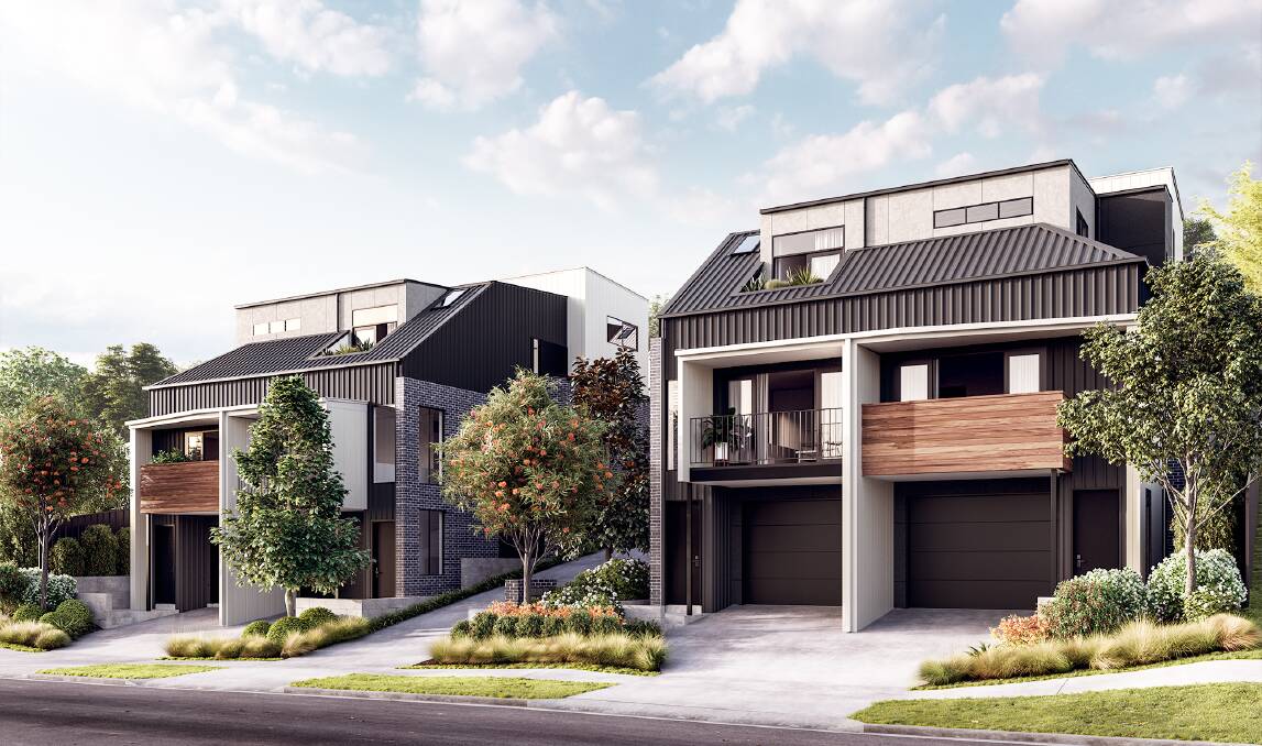 BOLD: The Grayson Luxury Townhouses will comprise a mix of three and four-bedroom residences.