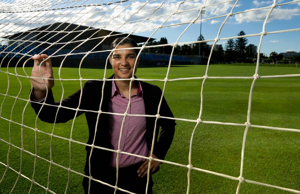 Newcastle Jets goalkeeper Claire Coelho is also a full-time criminal solicitor. Picture: Jonathan Carroll