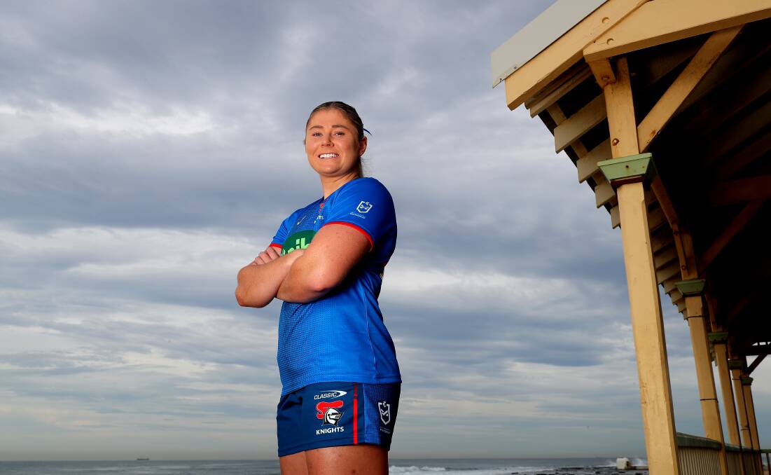 Soccer star turned NRLW rookie Sheridan Gallagher. Picture by Peter Lorimer