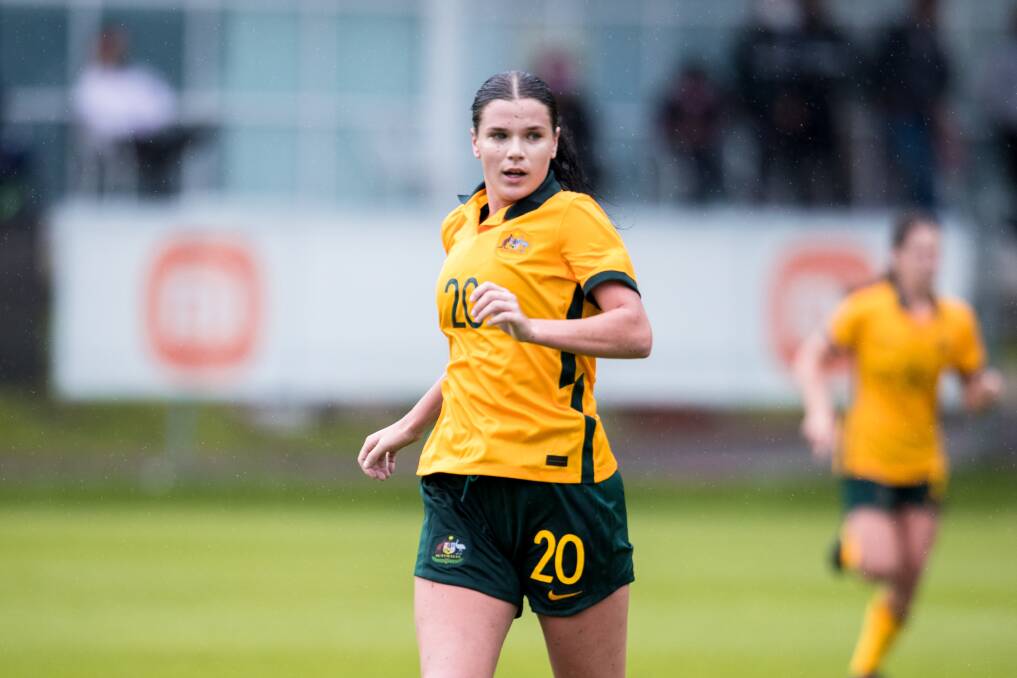 Newcastle's Kirsty Fenton. Picture: Ann Odong/Football Australia