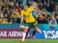 Matildas midfielder Emily van Egmond in action during the World Cup in August. Picture by Adam McLean