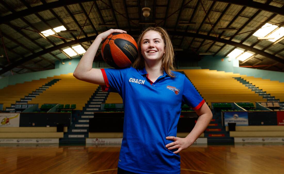EXCITING TALENT: Newcastle's Saffron Shiels plans to make the most of earning an athlete scholarship with Basketball Australia's Centre of Excellence. Picture: Max Mason-Hubers