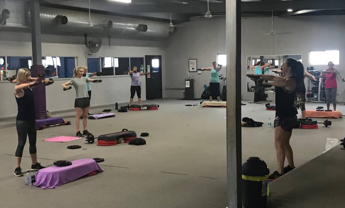 Genetics Fitness Club members at Warners Bay are put through a Body Pump class. The beauty of Body Pump is you can work as hard or easy as you like, making it suitable to a range of people. Picture: Supplied
