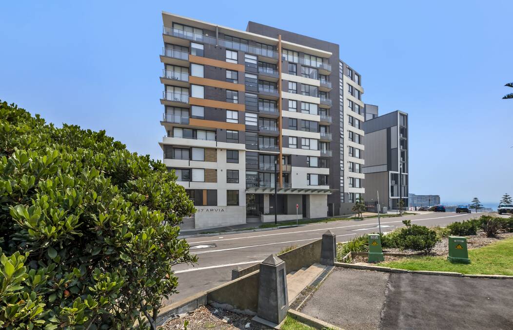 LIFESTYLE APPEAL: A one-bedroom apartment in the Arvia building near Newcastle beach was bought by a Sydney investor last month for $535,000.