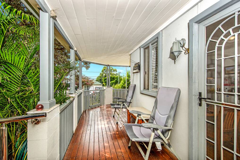 This two-bedroom home at 6 Gertrude Street in Cardiff South is on the market for $420,000. It is open for inspection at 10.30am on Saturday.