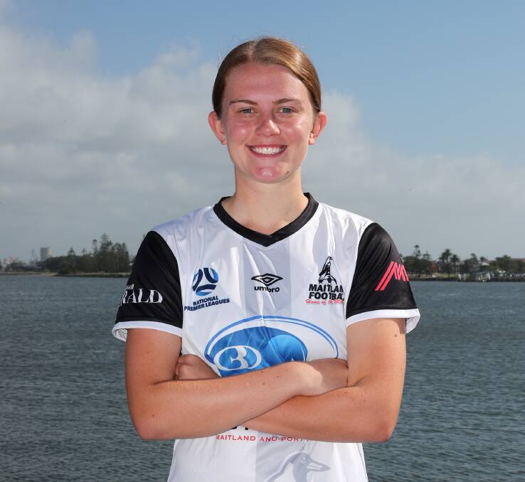 Maitland defender Tahlia Gossner is excited to see what the Magpies can do in 2023. Picture by Peter Lorimer