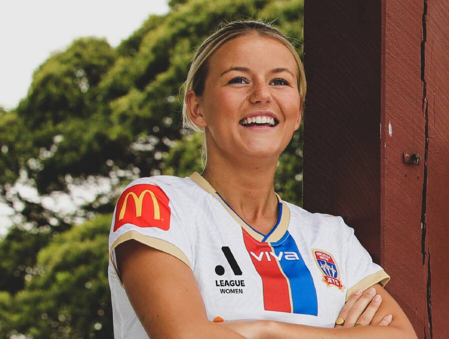 RAW TALENT: Sophie Harding is keen to make the most of another A-League Women's season. Picture: Newcastle Jets