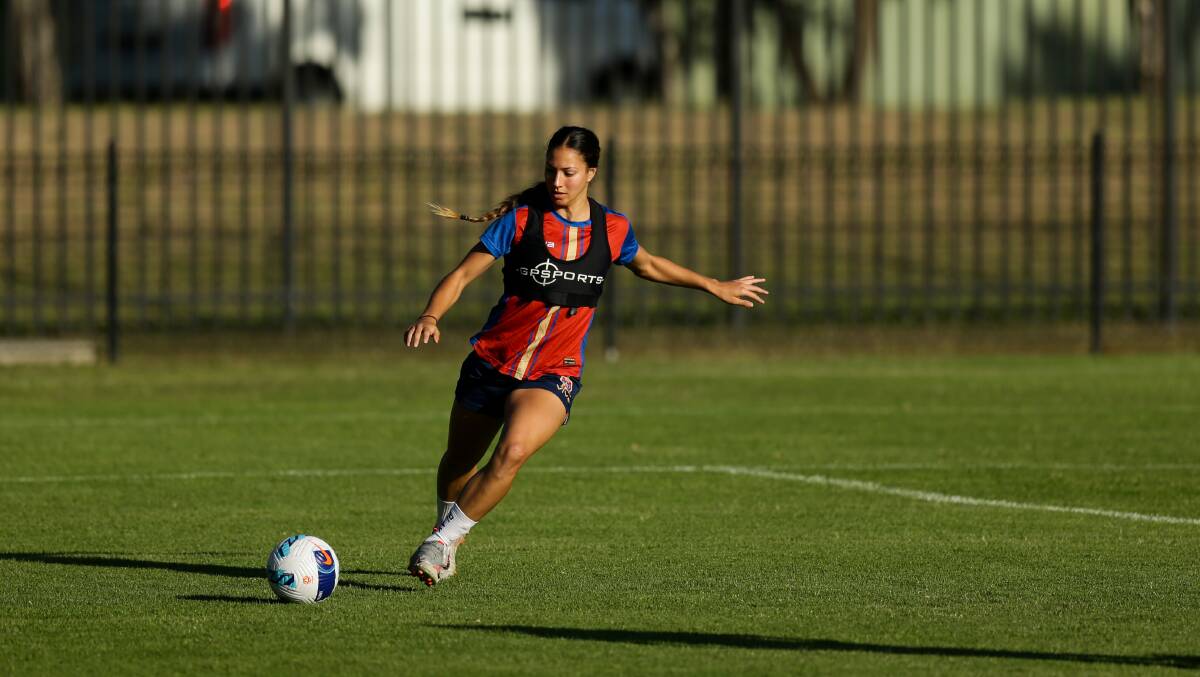 SUSPENDED: Jets defender Tiana Jaber is out for one game after receiving two yellow cards against Sydney in round one. Picture: Jonathan Carroll