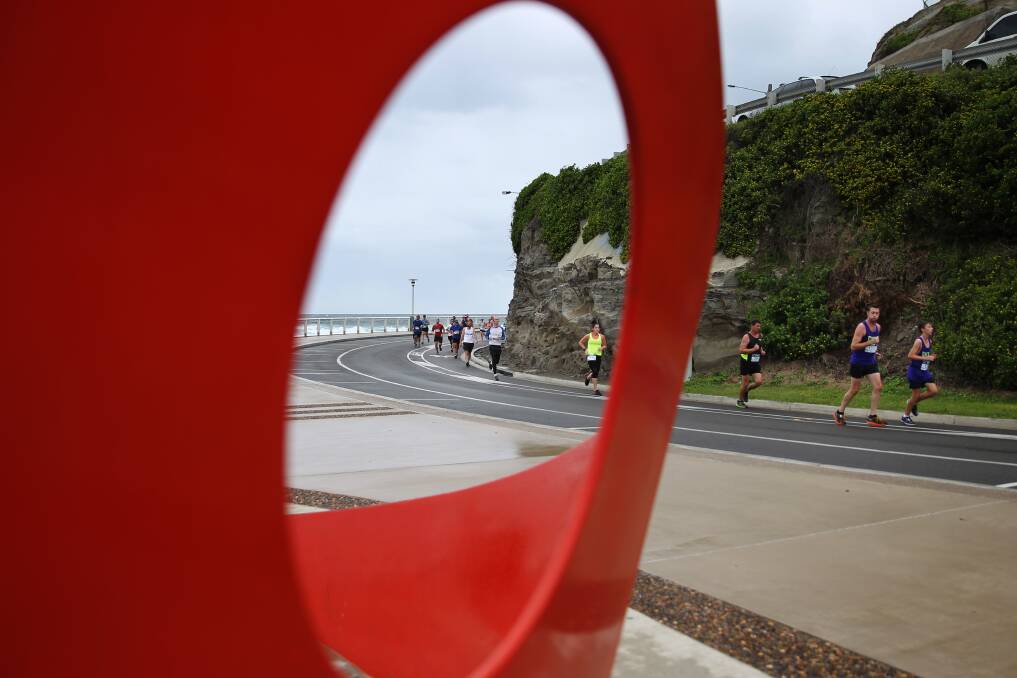SCENIC: NewRun, Newcastle's running festival, offers a range of distances from 2km for kids to a half marathon. All courses hug the coastline with the scenery pretty spectacular. Picture: Max Mason-Hubers