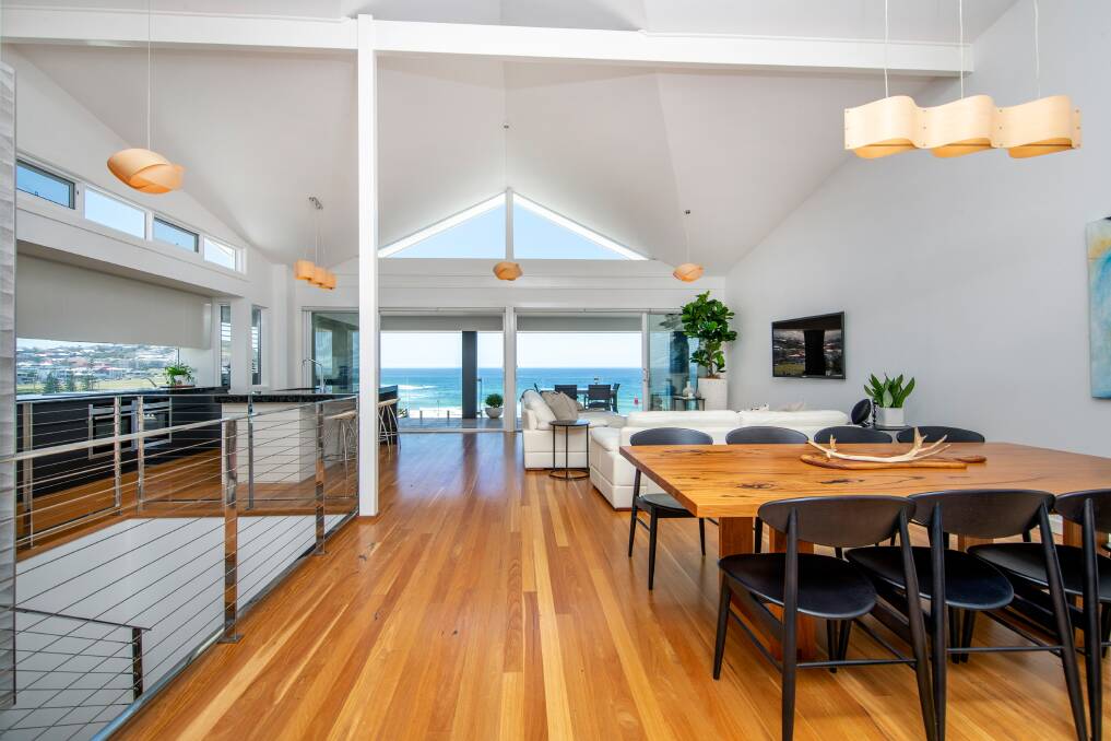 SOUGHT-AFTER POSITION: This home in Kilgour Avenue is one of only a handful in an exclusive pocket of Merewether overlooking Bar Beach.