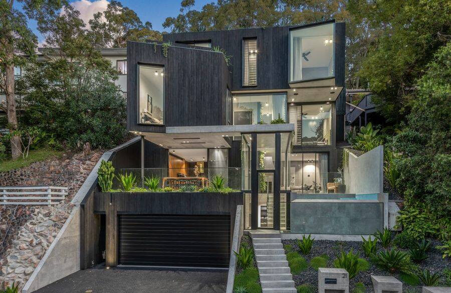 The 'Black House', as it is known, is back on the market.