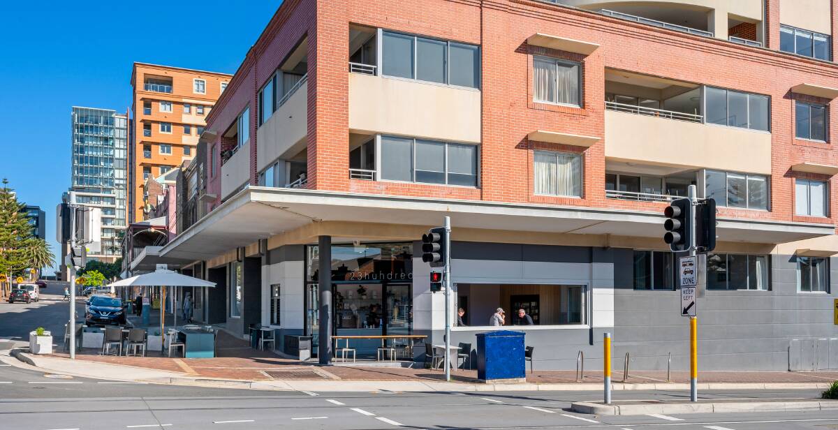MIXED USE: This Newcastle East property features a commercial component on ground level and a one-bedroom apartment above.