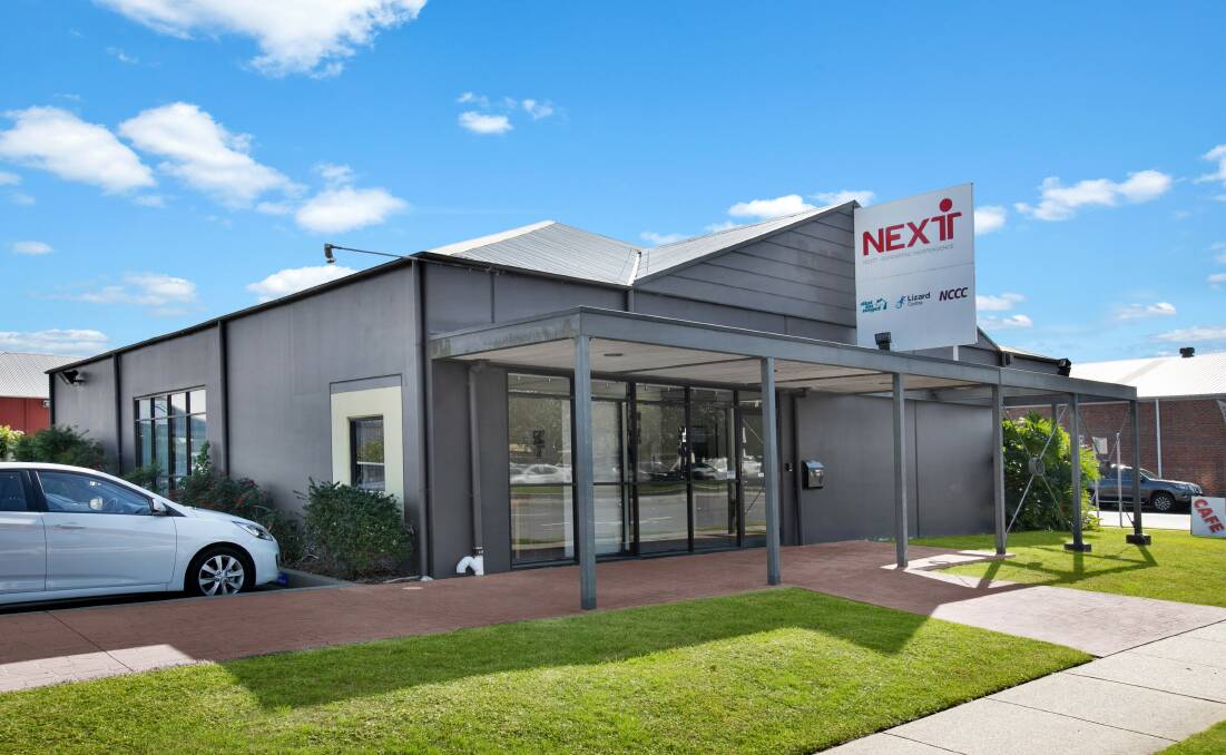 Ren Property's David Podmore has his former office premises at 1/166 Hannell Street in Wickham for sale by auction. 