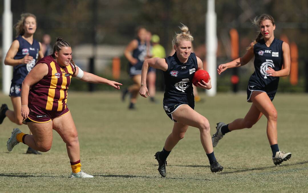 Newcastle City's Molly Simpson will be one to watch in the Black Diamond Cup Women's qualifying final on Saturday. Picture by Max Mason-Hubers