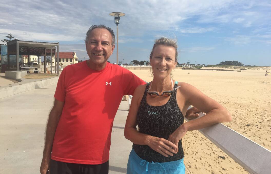 TEAMING UP: Gus and Louise Maher are gearing up for their first triathlon in a bid to stay active, try something new and support a local event.