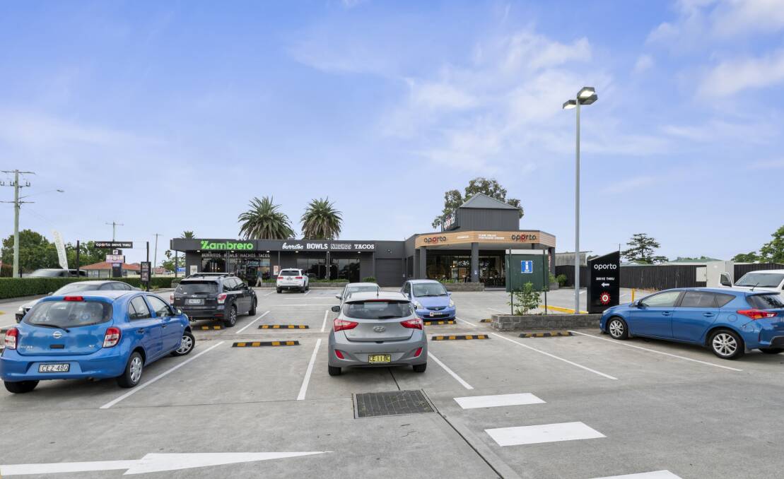 FOR SALE: The dual occupancy fast food investment is tenanted to well-established eateries Oporto, on a renewed 12-year lease, and Zambrero, on a new 10-year lease.