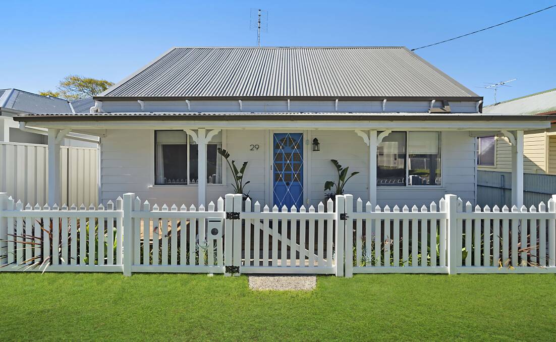 This double-fronted cottage in Mayfield's William Street was bought at auction for $850,000.