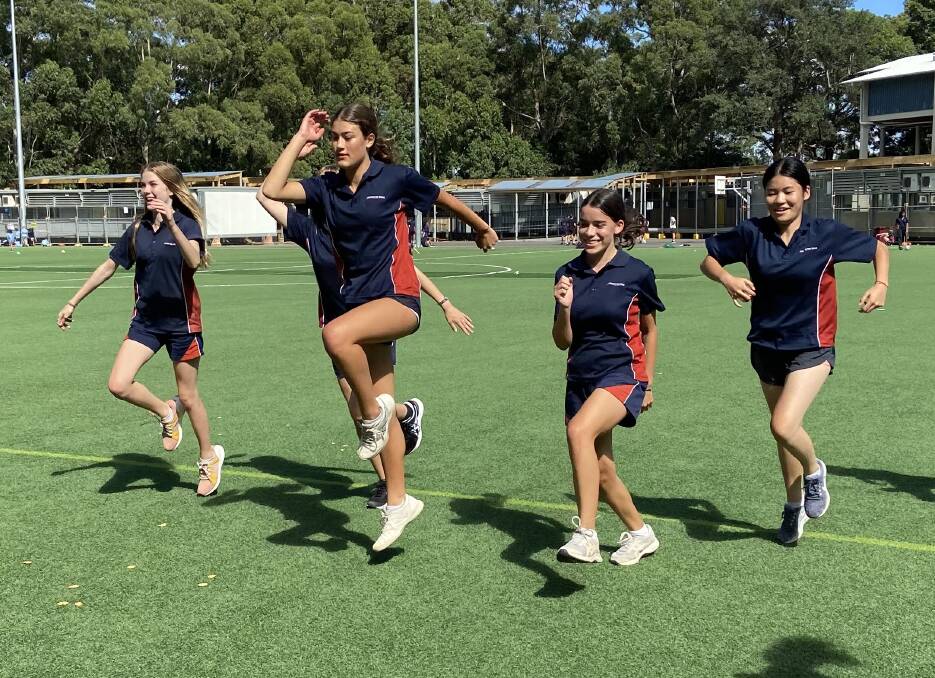 Senior students perform High-Intensity Interval Training in school time. Picture: Supplied