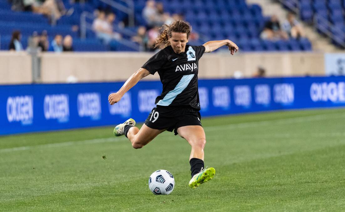 Elizabeth Eddy in action for Gotham FC this year. Picture: Getty Images