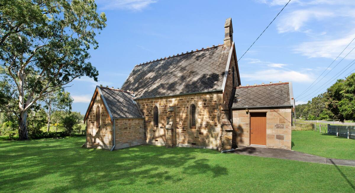 RURAL SETTING: This 1860s church at Seaham positioned on around 8000 square metres of land is set for an on-site auction today.