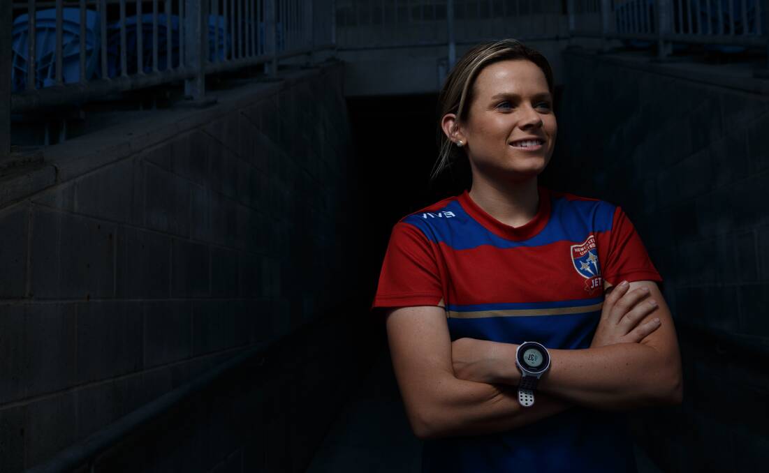 READY: Jets co-captain Cassidy Davis is excited for the W-League season to start. Picture: Max Mason-Hubers