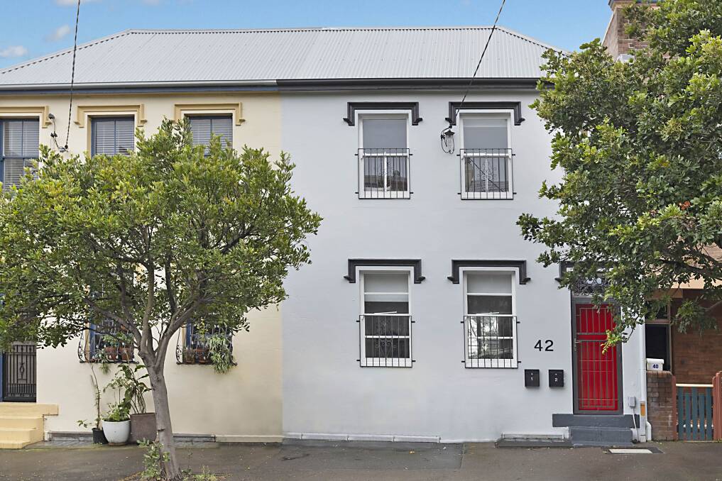 NEW LOOK: A renovated three-bedroom home at 1/42 Tyrrell Street, The Hill has sold before auction for $960,000.