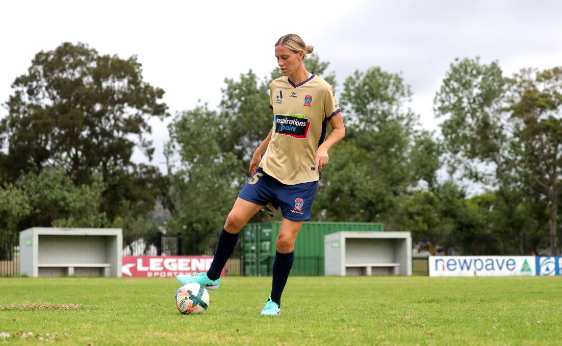 Newcastle midfielder Emily van Egmond is in Vancouver for two friendly internationals against Olympic champions Canada. Picture by Peter Lorimer