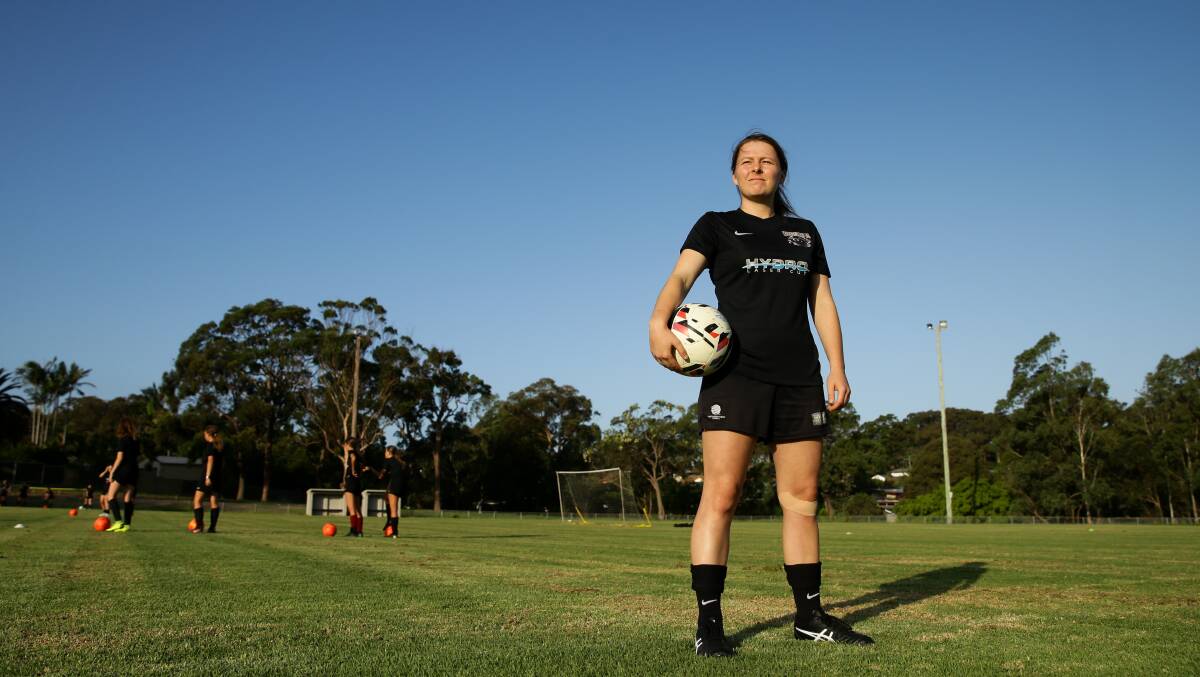 KEY PLAYER: Attacking midfielder Elodie Dagg is expected to be back on the field for Warners Bay on Saturday after missing the Panthers' midweek game with an ankle complaint. Picture: Jonathan Carroll