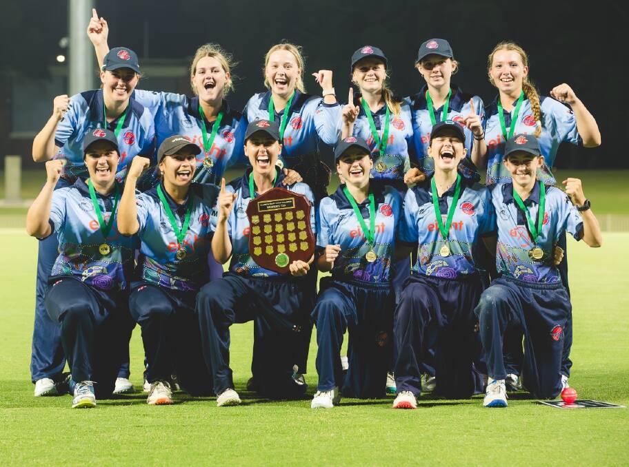 Newcastle City claim a third NDCA women's championship at No.1 Sportsground on Wednesday night. Picture Newcastle City Cricket Club
