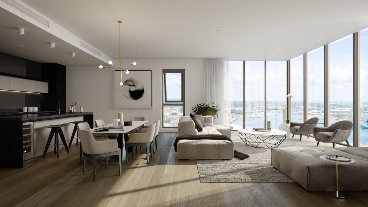OPTIONS OPEN: An artist's impression of an apartment in GWH development Sky Residences which is under construction.