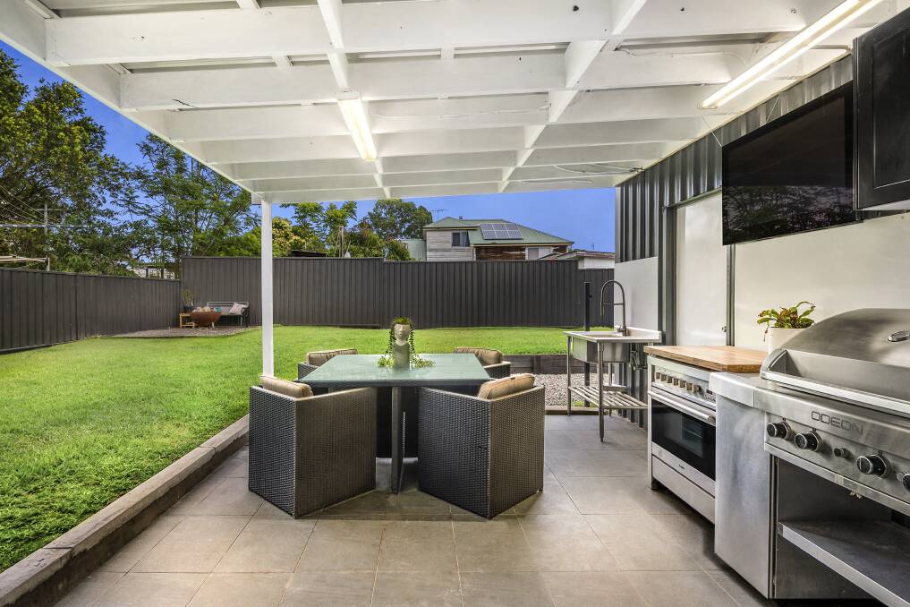 Forty groups attended the first open of this renovated three-bedroom home Belle Property have listed at 34 Third Street, Boolaroo with a guide expected in the high $700,000s.