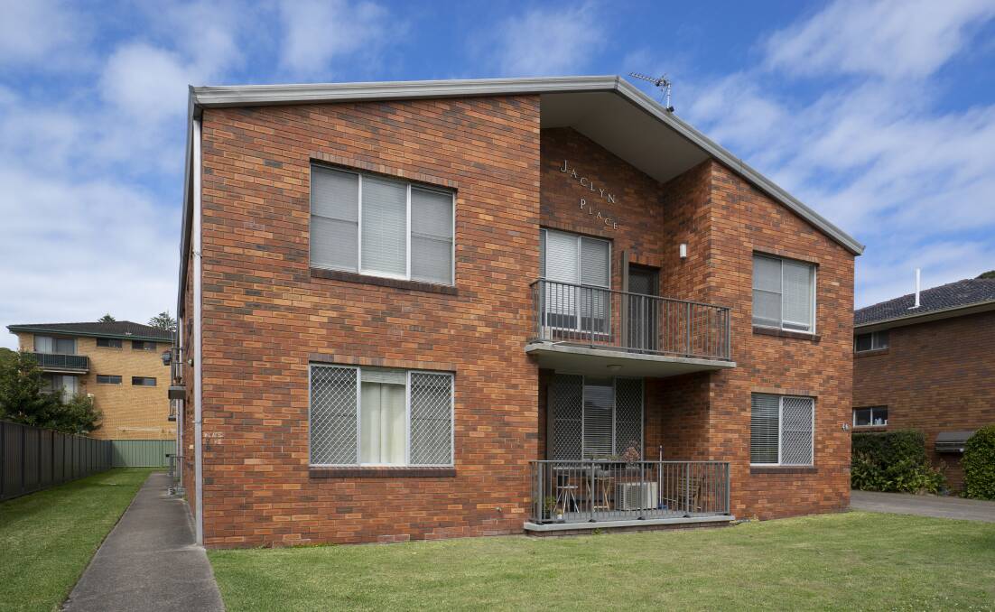 This apartment block in Merewether is for sale.