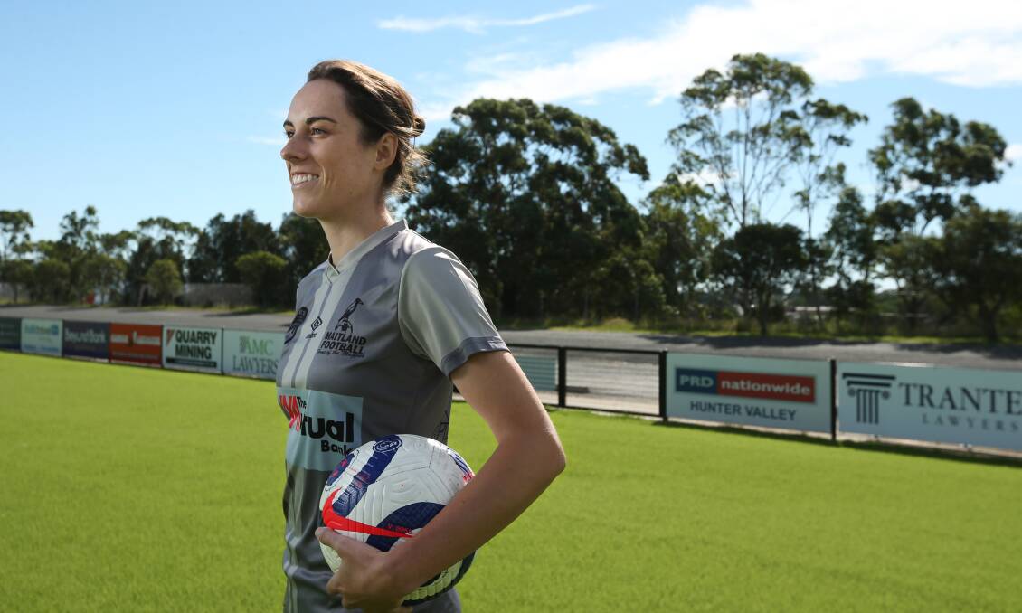 Madison Gallegos will be one to watch in the Maitland Mapies' Herald WPL side this year. Picture: Simone De Peak