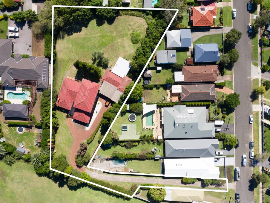 RARE: This home on a battleaxe block 4488 square metres in size is being sold through expressions of interest and has development potential, subject to council approval.