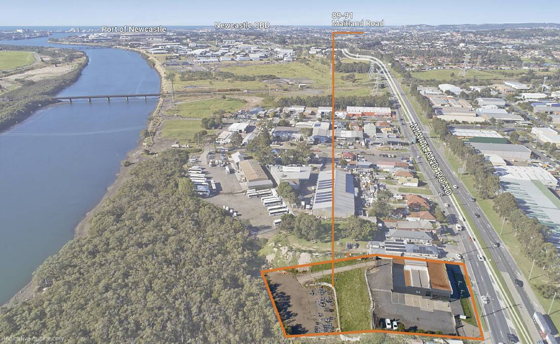 This property at 89-91 Maitland Road in Sandgate has sold for $1.3 million plus GST.