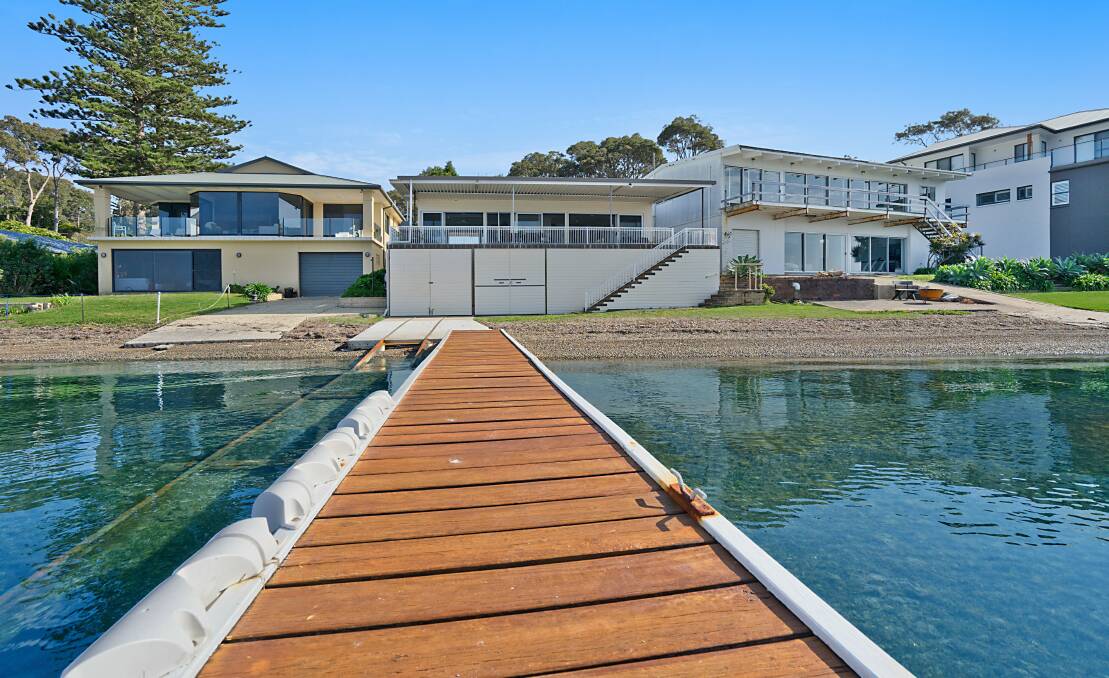 This Coal Point property has 15 metres of absolute waterfront and a guide of $1.15 million to $1.25 million.
