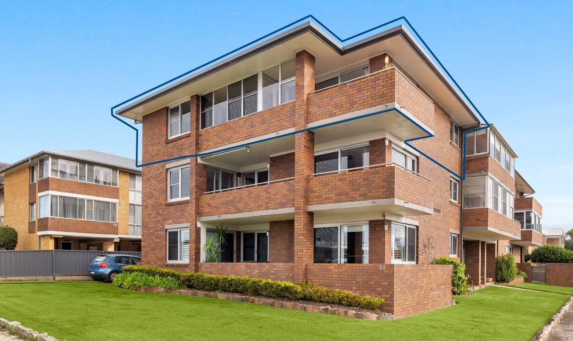 SNAPPED UP: This top-floor, three-bedroom apartment overlooking Bar Beach Bowling Club and the ocean was secured within two weeks for $1.6 million. 