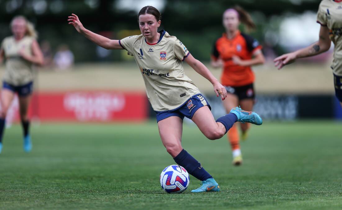 Chicago Red Stars forward Sarah Griffith has played her last match for Newcastle this A-League Women's season. Picture by Marina Neil