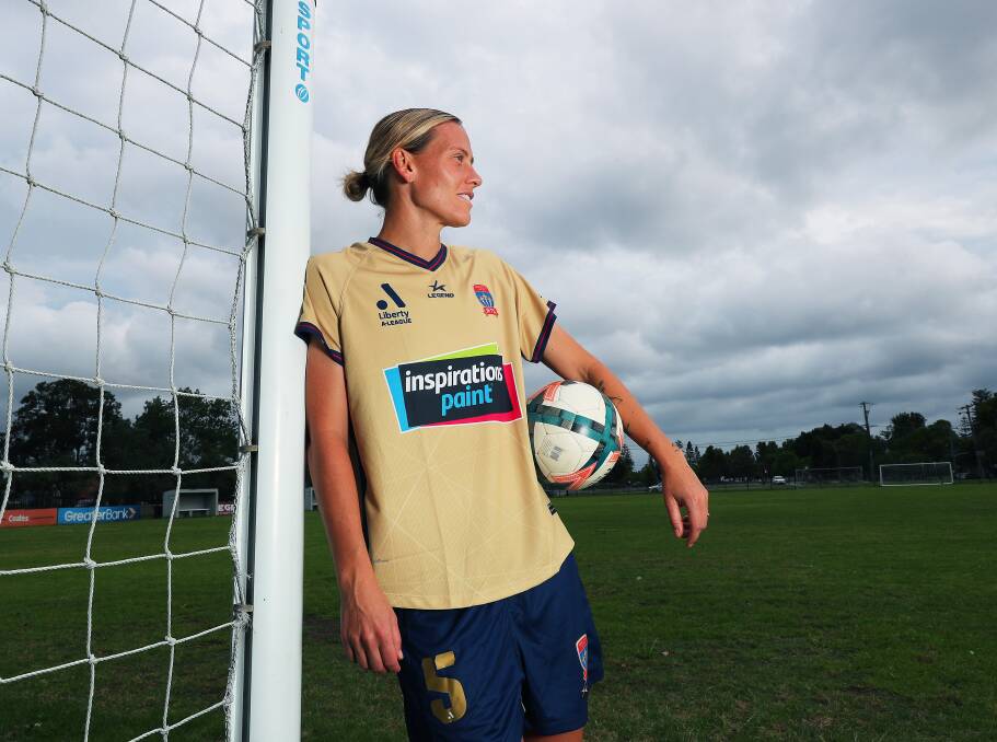 Emily van Egmond is set to bring some star power to the Newcastle Jets after signing on for a short-term guest stint. Picture by Peter Lorimer
