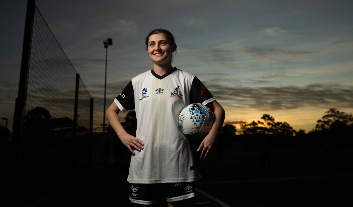 EXCITED: Maitland striker Kiarra Lewis is looking forward to the opportunity of playing for the Northern NSW Football Indigenous team at the Women's State Cup in July. Picture: Marina Neil