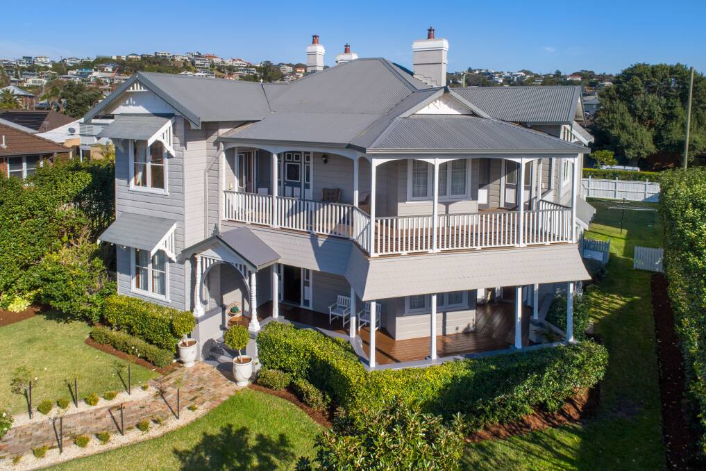 GRAND SCALE: This easily recognisable home at 75 Frederick Street in Merewether sits on 1251 square metres of land and has historic links to the beachside suburb. 