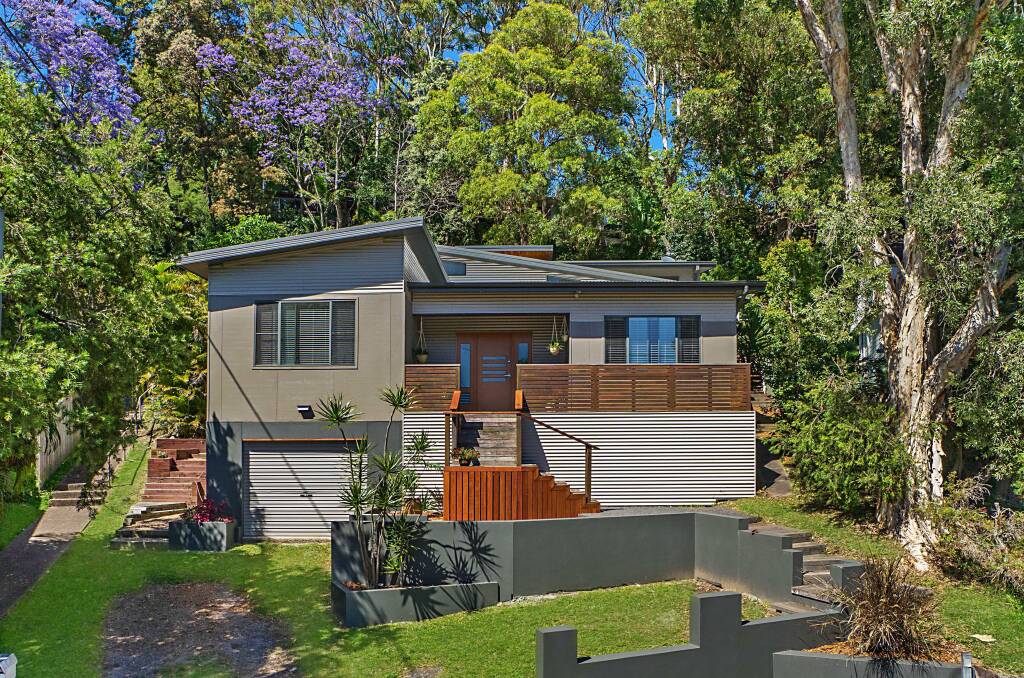 LEAFY: This Merewether house was secured sight unseen by a Sydney buyer.
