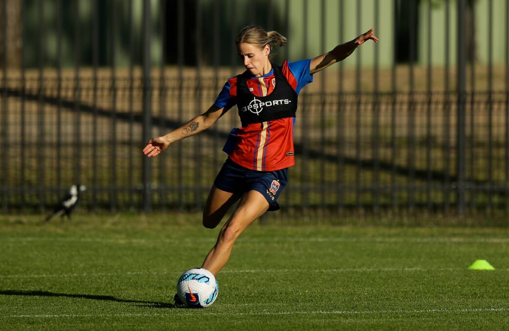 BACK: Ash Brodigan has earned another contract with the Newcastle Jets. She played for the club between 2015-18. Picture: Jonathan Carroll